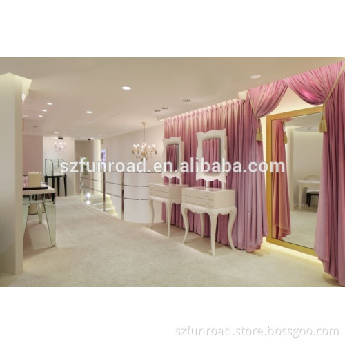 Free interior design luxury modern jewelry display showcase counter display